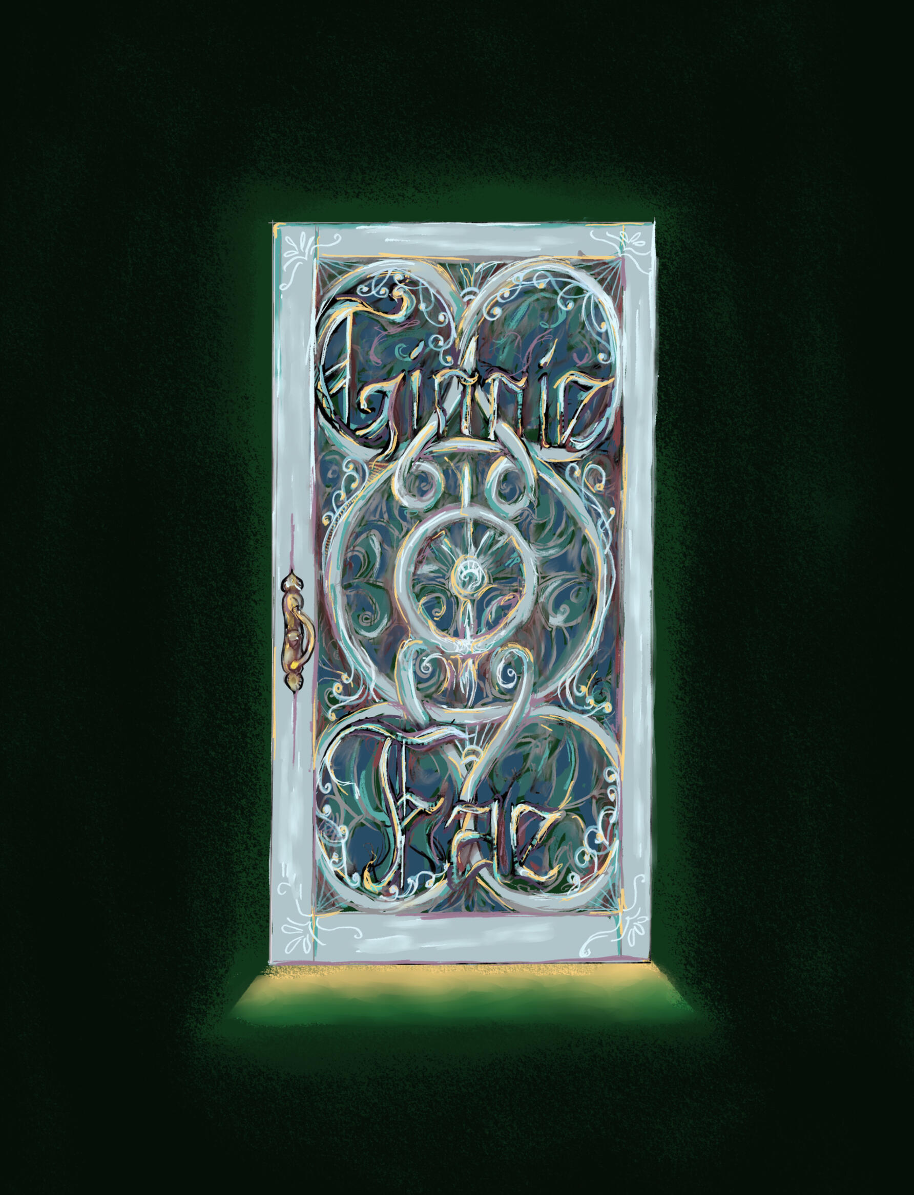 tap the door to open